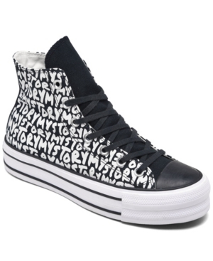CONVERSE WOMEN'S CHUCK TAYLOR ALL STAR MY STORY PLATFORM HIGH TOP CASUAL SNEAKERS FROM FINISH LINE
