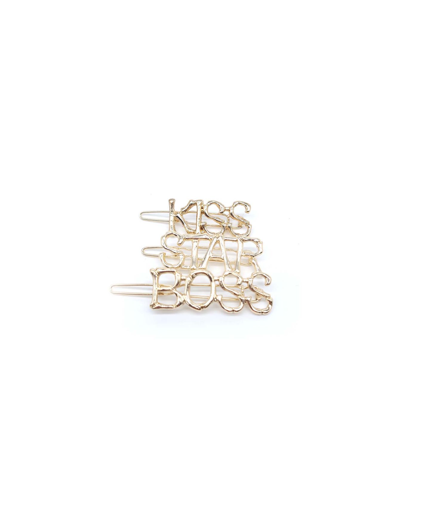 Женские аксессуары Soho Style Branch Slogan Barrette Set, Pack of 3 — фото 1