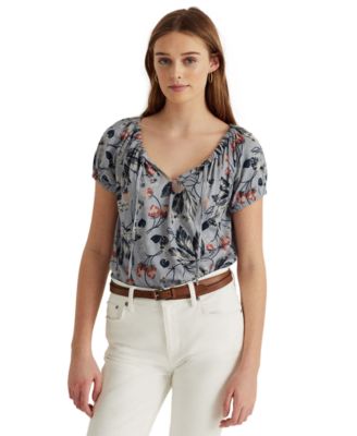 ralph lauren peasant top