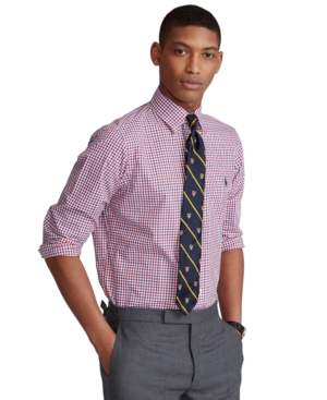 Polo Ralph Lauren Men's Classic-Fit Plaid Poplin Shirt