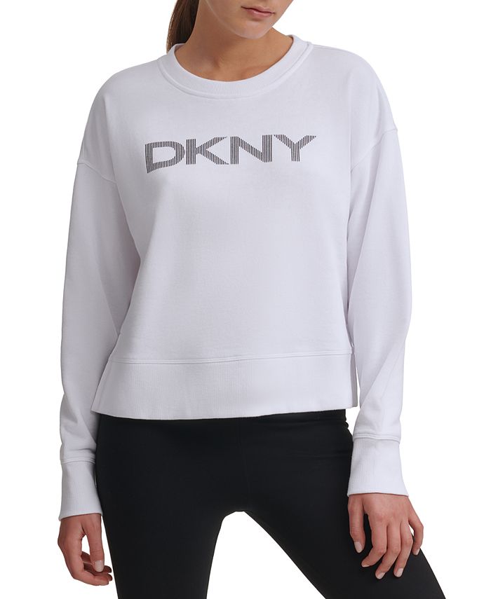 DKNY Sport Logo Sweatshirt & Reviews - Tops - Women - Macy's