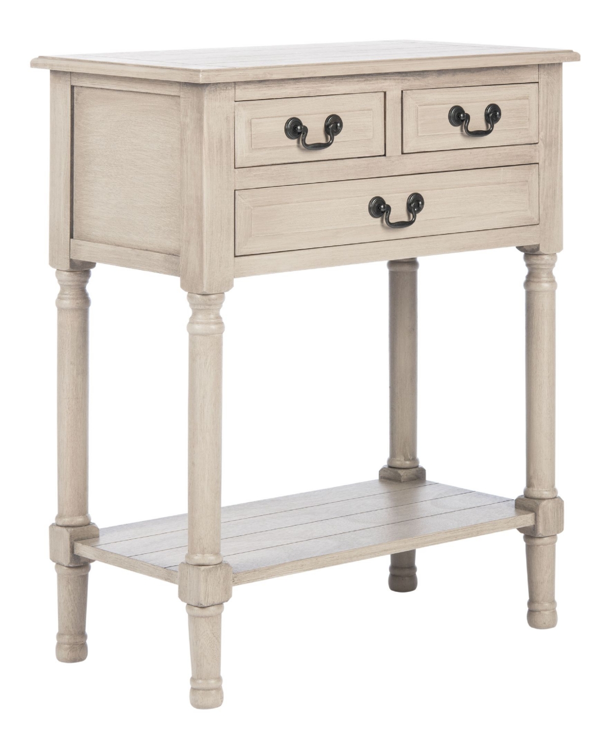 Safavieh Couture Primrose 3 Drawer Console Table In Beige