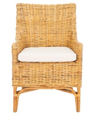 Cristen Rattan Accent Chair with Cushion