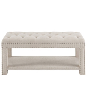Linon Home Decor Cypress Upholstered Bench In Natural