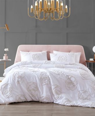 Betsey Johnson Full/Queen Romantic Ruffles Duvet Cover buy Set