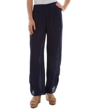 Bcx Juniors' Pull-On Shirred Pants