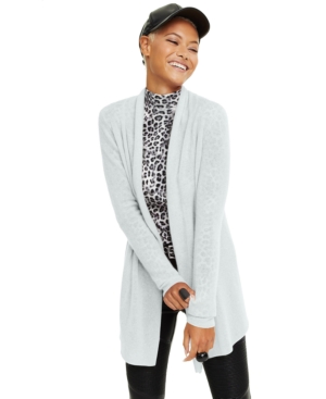 Charter Club Rolled-Edge Pure Cashmere Cardigan Created for Macy's