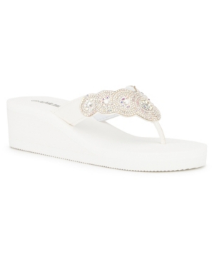 Olivia Miller Women's Casaurina Wedge Beach Sandals Women's Shoes