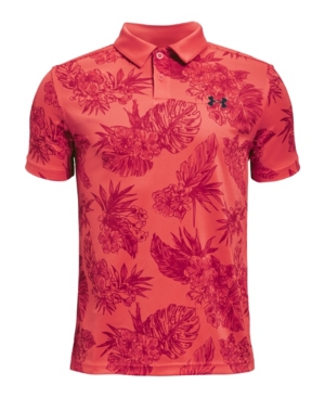 Under Armour Big Boys Performance Floral Polo Shirt