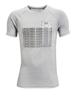 Under Armour Big Boys Tech Gradient Wordmark Short Sleeve Tee