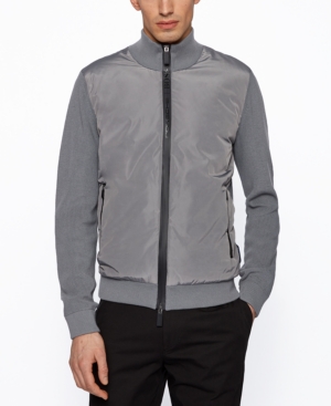 Boss Men's Zip-Through Padded Jacket