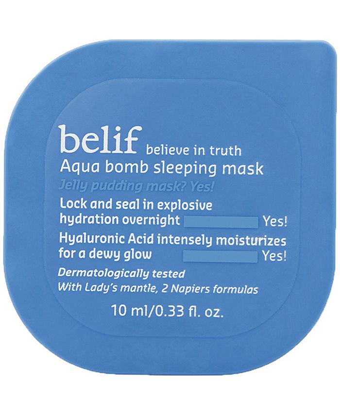 Belif Receive a Free Aqua Bomb Sleep Mask with any 30 Belif Purchase