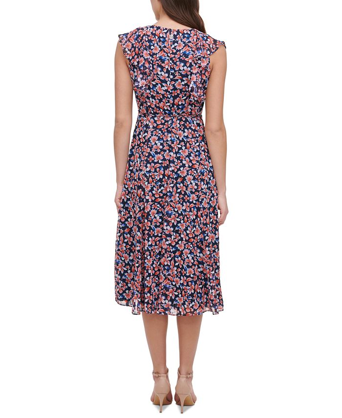 Tommy Hilfiger Gansett Floral-Print Dress - Macy's