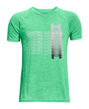 Under Armour Big Boys Tech Gradient Wordmark Short Sleeve Tee