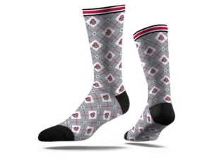 Strideline Ohio State Buckeyes Comfy Full Sub Crew Socks
