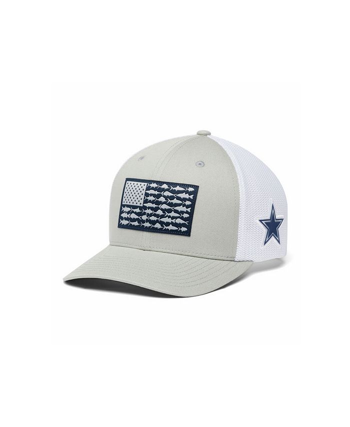Columbia Dallas Cowboys PFG Fish Flag Stretch-fitted Cap - Macy's
