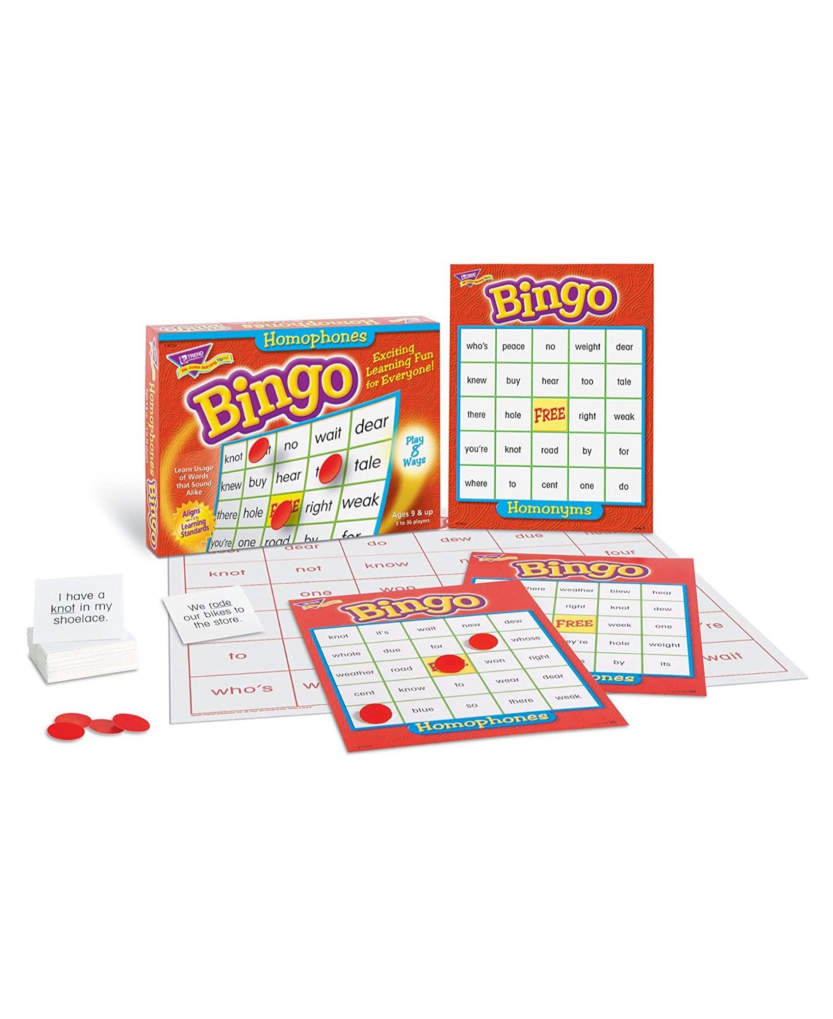 Shop Trend Enterprises Homophones Bingo Game In Open Misce