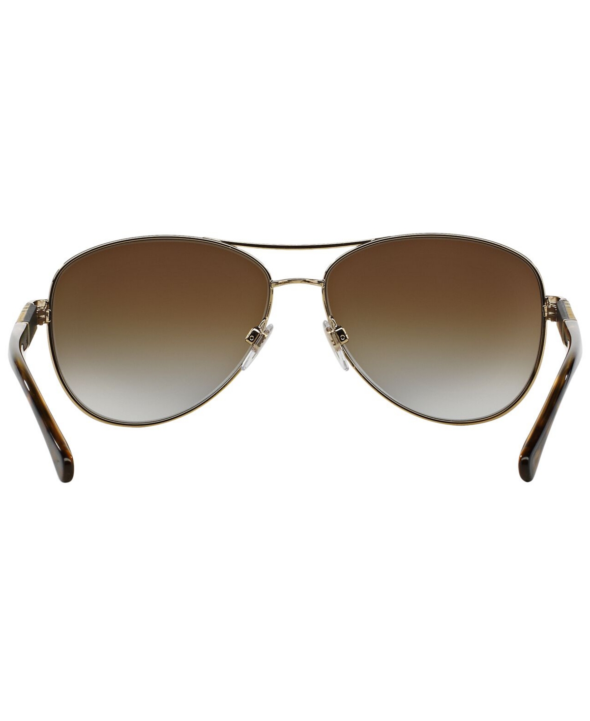 Shop Burberry Polarized Sunglasses , Be3080 In Gold Light,brown Gradient Polar