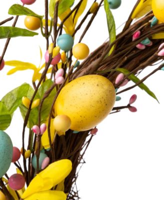 22"D Easter Egg Wreath