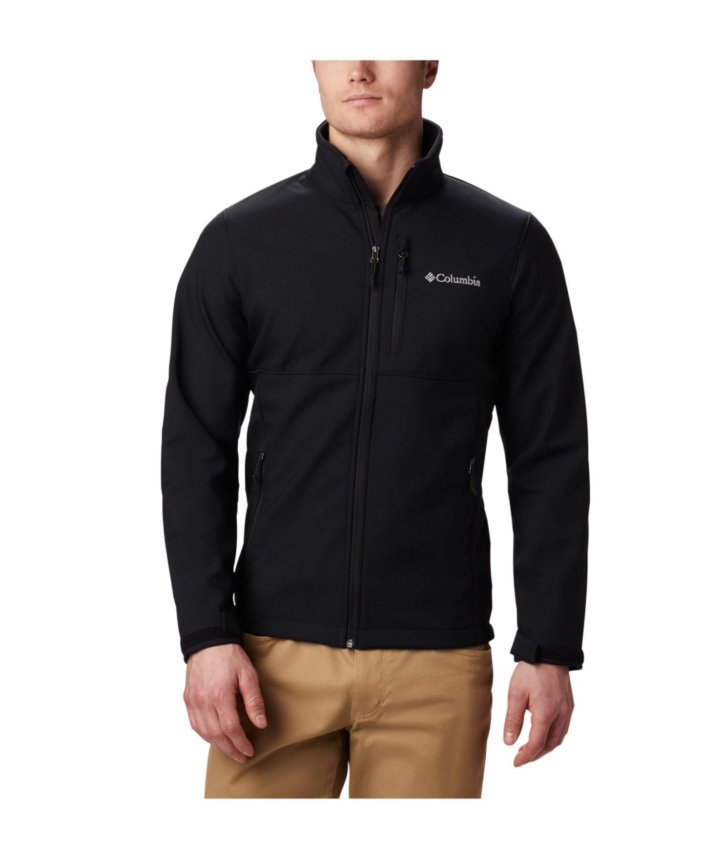 Мужская куртка Columbia Ascender Water-Resistant Softshell, цвет: Чёрный — фото 1