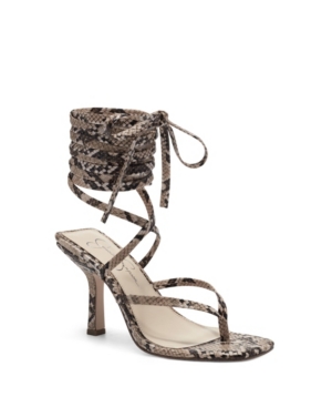 Jessica Simpson Women's Kelsa Ankle Wrap High Heel Dress Sandals Women's Shoes