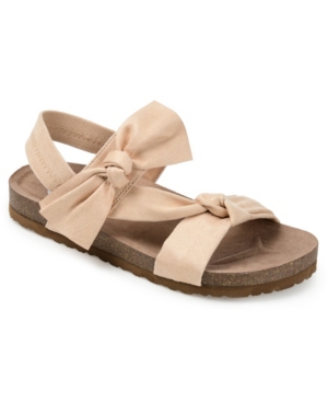 Journee Collection Journee Xanndra Knotted Slingback Sandal In Beige