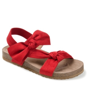 Journee Collection Journee Xanndra Knotted Slingback Sandal In Red