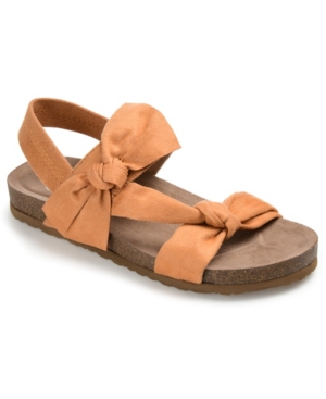 Journee Collection Journee Xanndra Knotted Slingback Sandal In Tan
