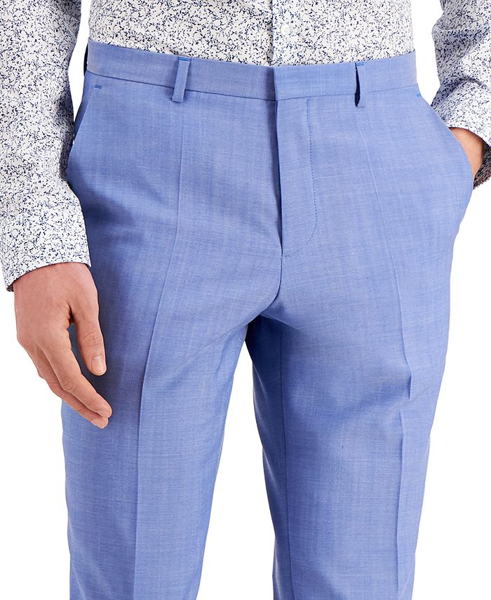 blue chambray pants