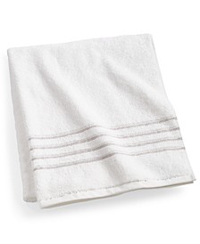 Charter Club Plaid Cotton 13" X 13" Wash Towel-Black  T410798 