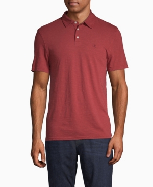 Men's Monogram Logo Slub Polo Shirt