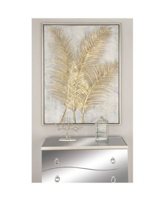 by Cosmopolitan Gold Glam Canvas Wall Art, 48 x 36