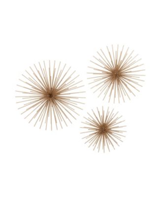 Metal Contemporary Wall Decor, Set of 3 - Macy's