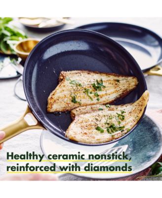 Reserve Healthy Ceramic 10" & 12" Nonstick Frypans, Set of 2