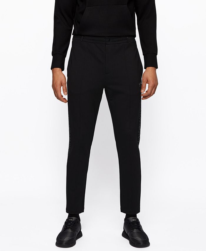 black boss tracksuit bottoms