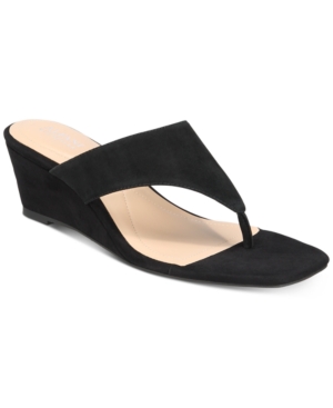 Alfani Step 'N Flex Andersonn Thong Wedge Sandals Created for Macy's Women's Shoes
