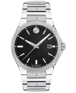 Movado Men's Swiss Automatic Sports Edition Stainless Steel Bracelet Watch 41mm In Silver