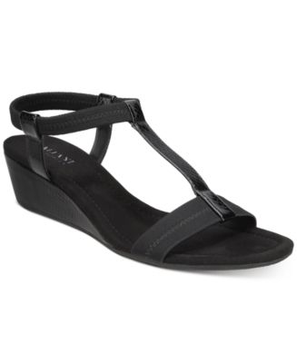 Alfani Women's Step 'N Flex Voyage Wedge Sandals, Created for Macy's ...