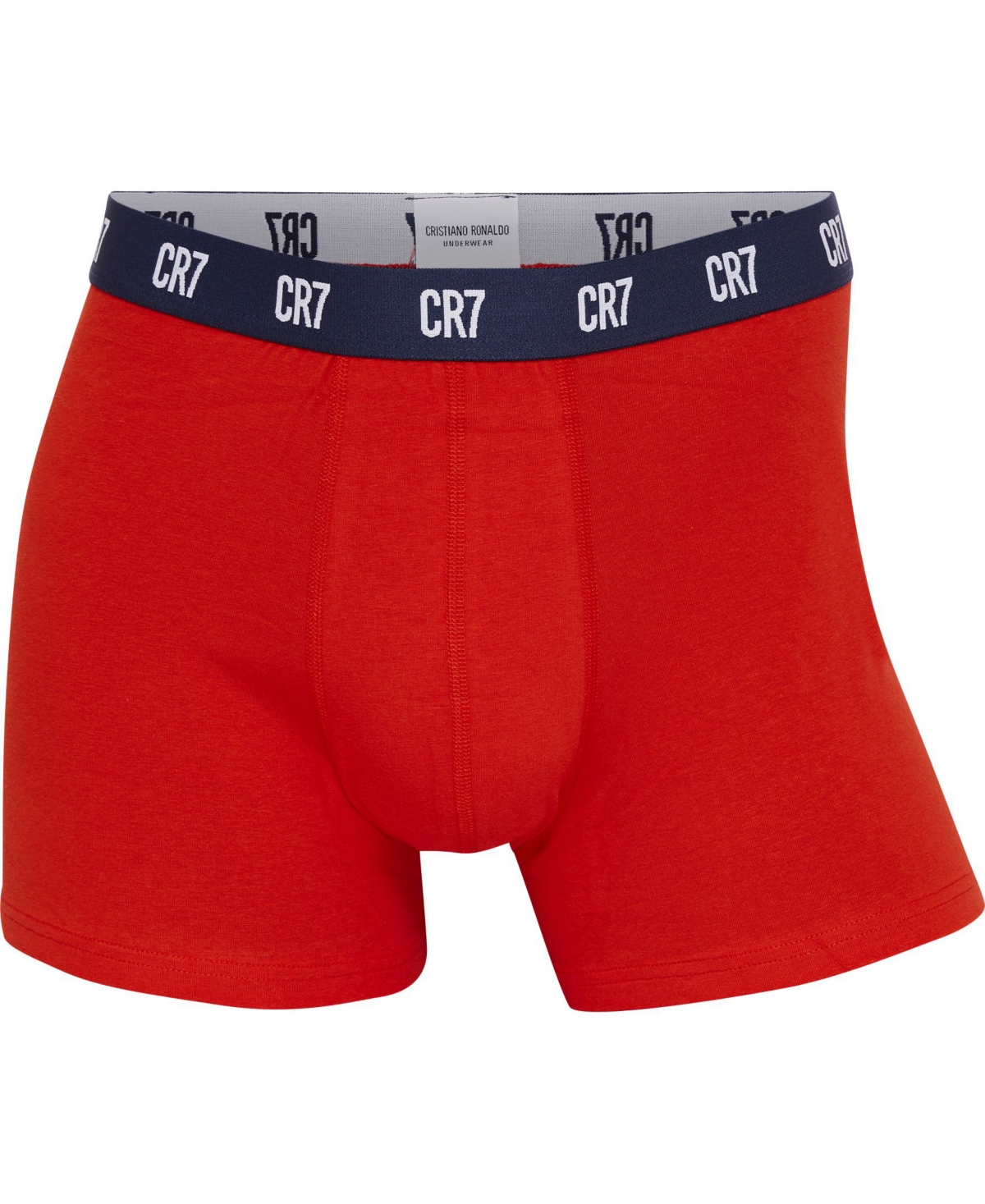 CR7 Cristiano Ronaldo Men's Trunk, Pack of 5 with Travel Bag - Dark Gray, Red, Light Gray, White