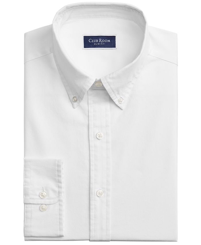 Macy's white dress shirt cheap