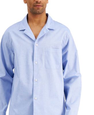 Men's 2-Pc. Solid Oxford Pajama Set, Created for Macy's 