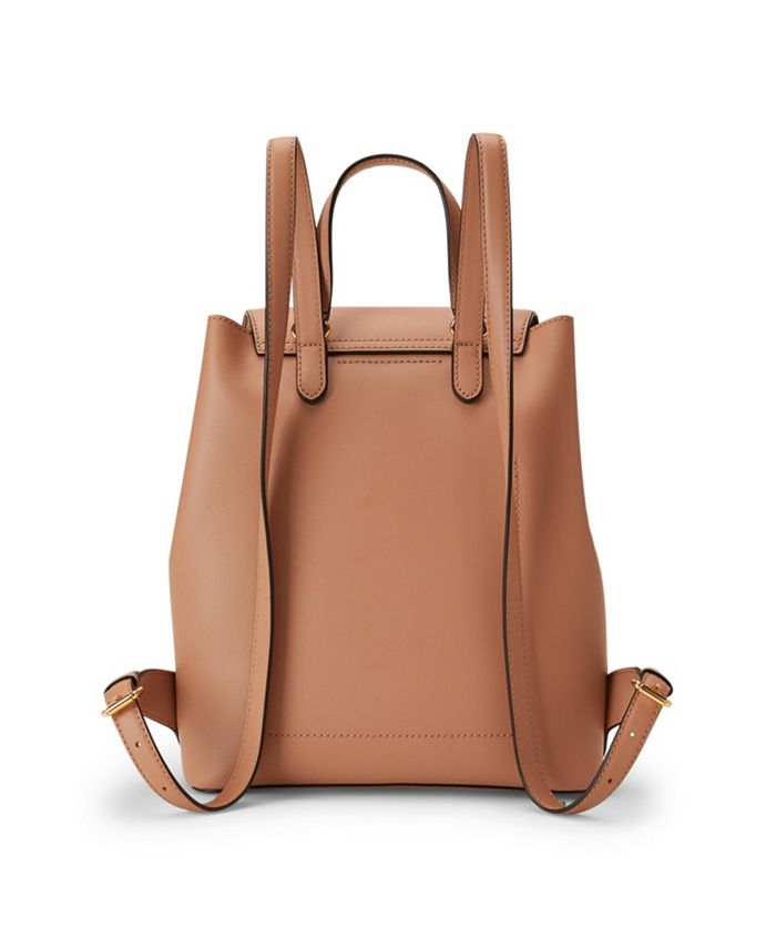 Lauren Ralph Lauren Dryden Flap Leather Backpack & Reviews Handbags