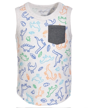 First Impressions Baby Boys Dino-Print Tank Top Created for Macy's