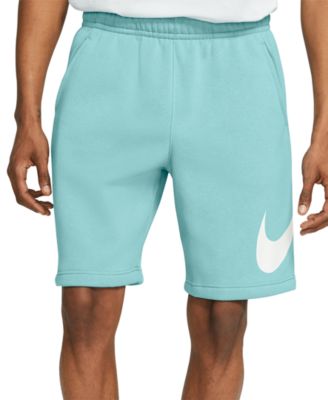 nike club fleece shorts blue