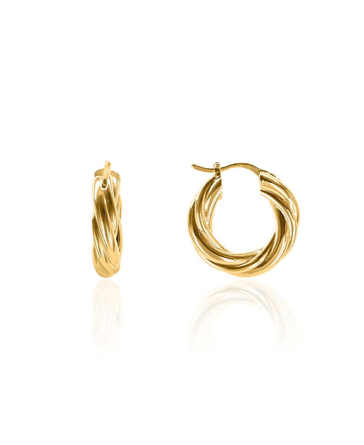 Abma Small Hoops - Gold Tone