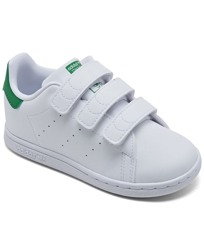 tornado etiquette vogel adidas Kids Toddler Stan Smith Primegreen Stay-Put Closure Casual Sneakers  from Finish Line - Macy's