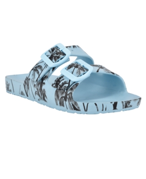 Nine West Women's Splash Buckle Detail Slide Sandals Women's Shoes