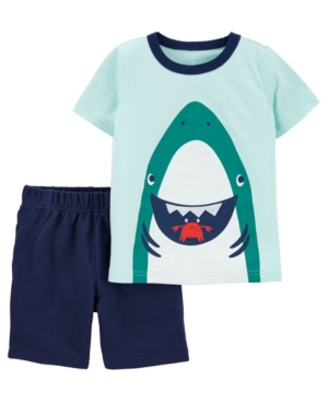 Carter's Baby Boys Shark Cotton Pajamas 2 Pieces