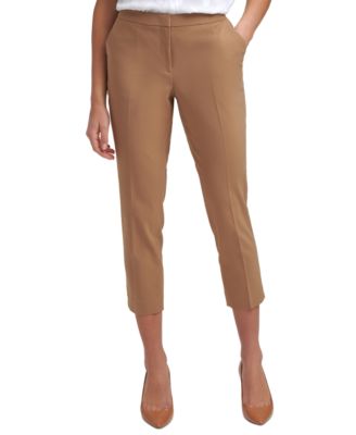 Calvin Klein - Straight-Leg Ankle Pants