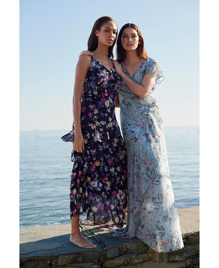 ralph lauren floral gown